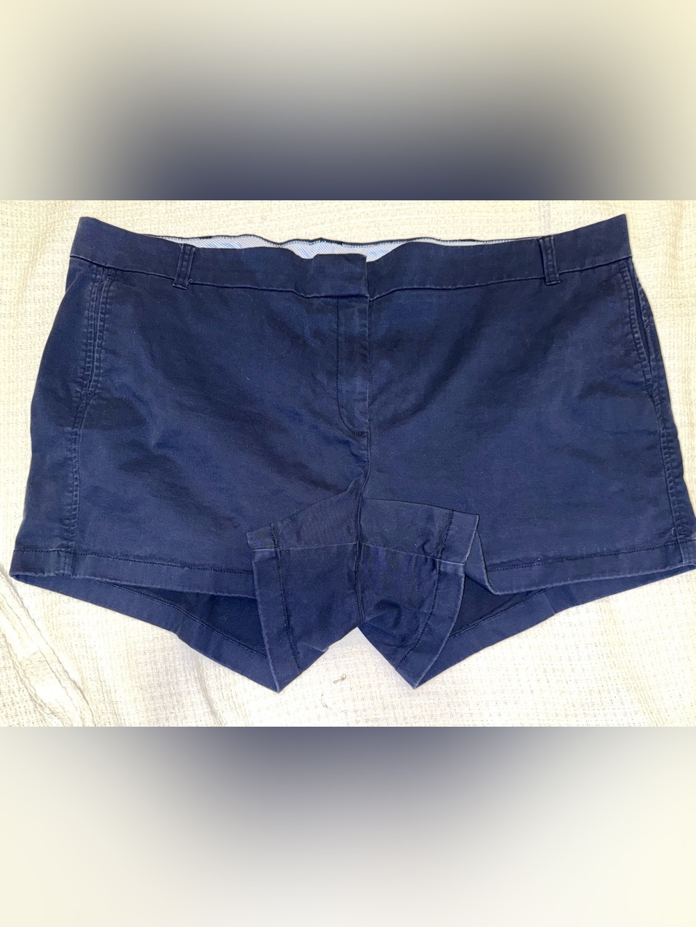J. Crew Flat-front Women's Navy Shorts